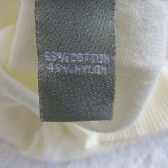 Ella Rose Women's The Majestic Cotton Blend Sleeveless Top Blouse Cream XL - Picture 8 of 8